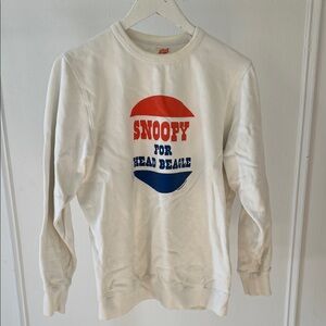 Snoopy White Sweater